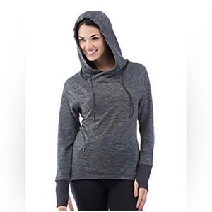 EUC Avalanche  Running Sport Outdoor Mia Hoodie Pullover  Gray 2 tones